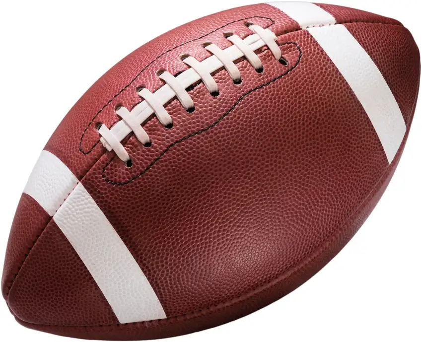 Brown And White Football Youthful Washable Area Rug Photo 2