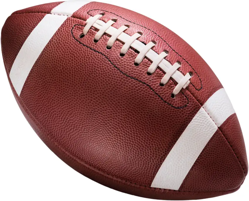 Brown And White Football Youthful Washable Area Rug Photo 6