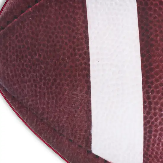 Brown And White Football Youthful Washable Area Rug Photo 9
