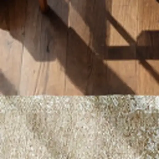 Brown And White Medallion Washable Area Rug With UV Protection Photo 5