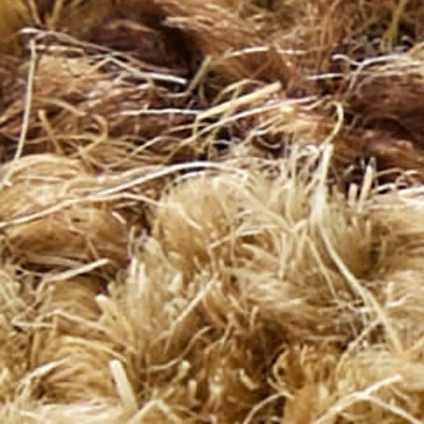 Brown And White Wool Oriental Hand Tufted Area Rug Photo 7