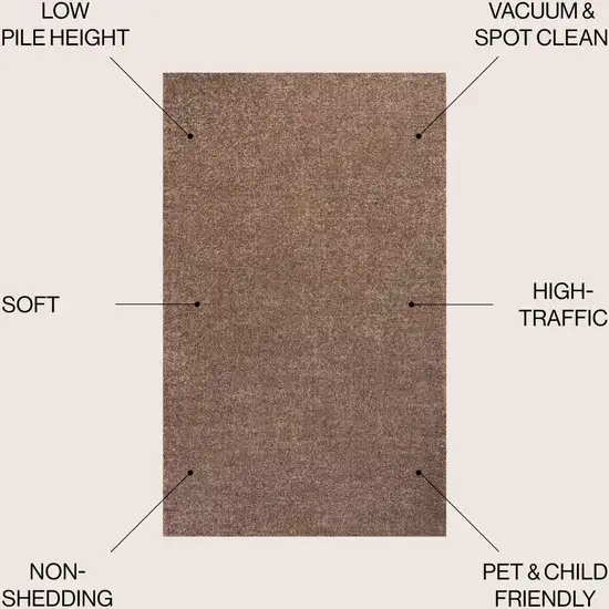 Brown Area Rug Photo 9