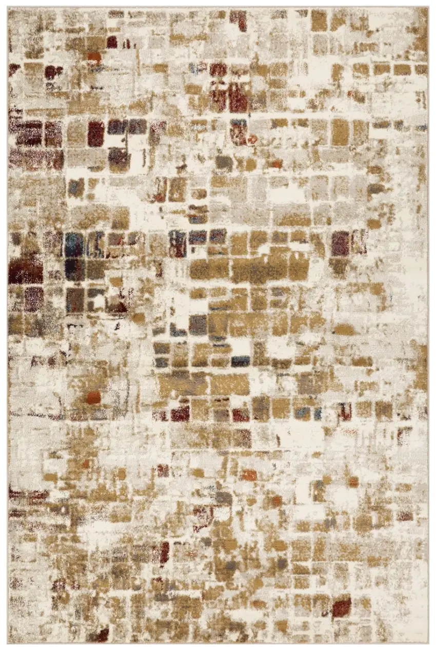 Natural Abstract Area Rug Photo 1