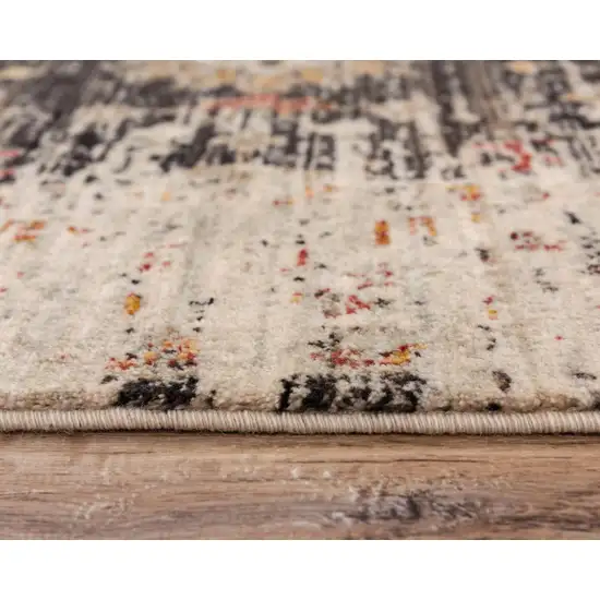 Brown Beige And Apricot New Zealand Lambs Wool Oriental Hand Carved Handmade Area Rug Photo 5