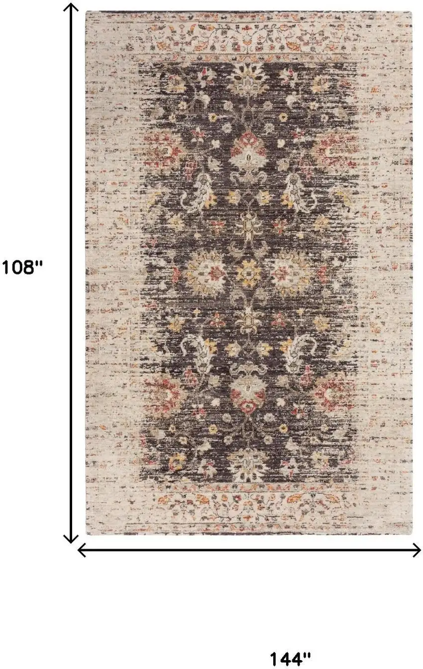 Brown Beige And Apricot New Zealand Lambs Wool Oriental Hand Carved Handmade Area Rug Photo 6