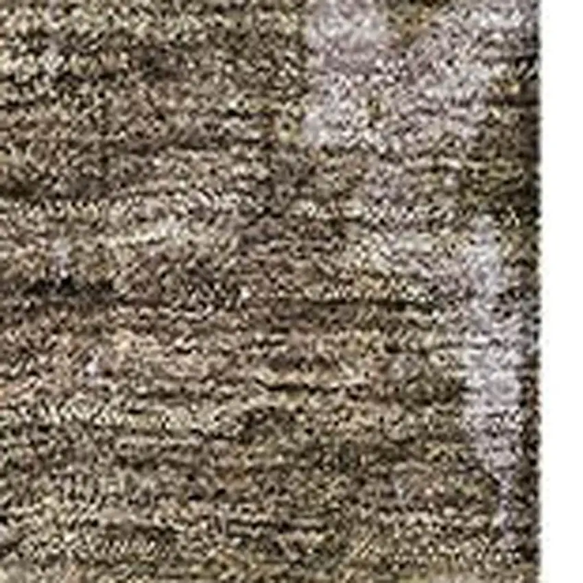 Brown Beige And Green Abstract Washable Area Rug With UV Protection Photo 2
