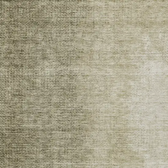 Brown Beige And Taupe Abstract Washable Indoor Outdoor Area Rug Photo 6
