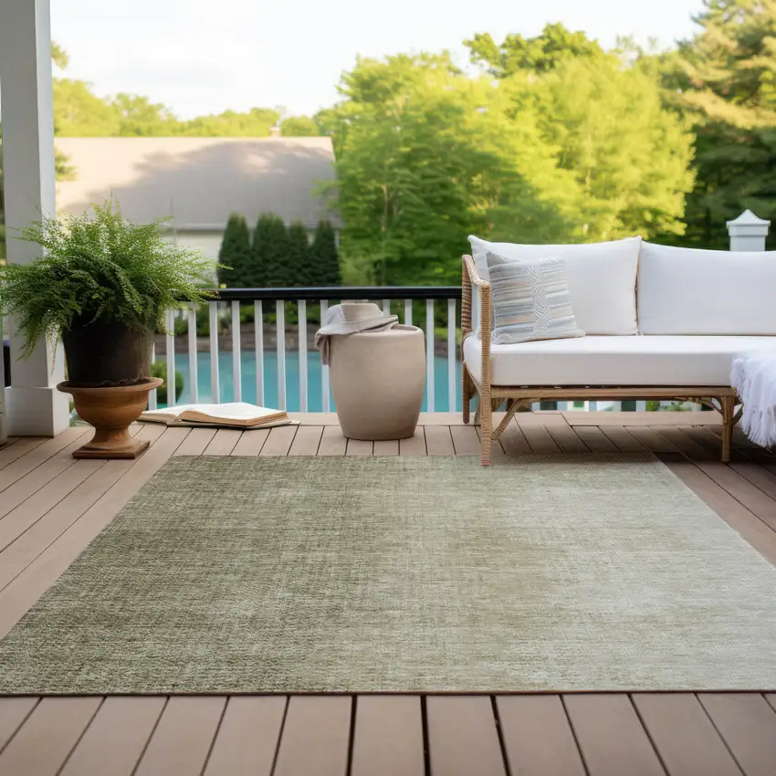 Brown Beige And Taupe Abstract Washable Indoor Outdoor Area Rug Photo 9