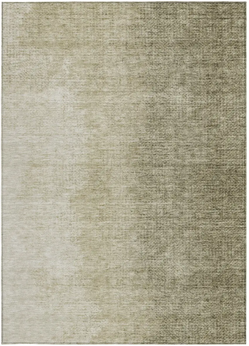 Brown Beige And Taupe Abstract Washable Indoor Outdoor Area Rug Photo 7