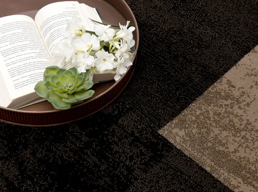 Brown Black and Tan Geometric Washable Non Skid Area Rug Photo 3
