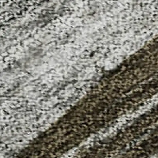 Brown Blue And Green Abstract Geometric Washable Area Rug With UV Protection Photo 2