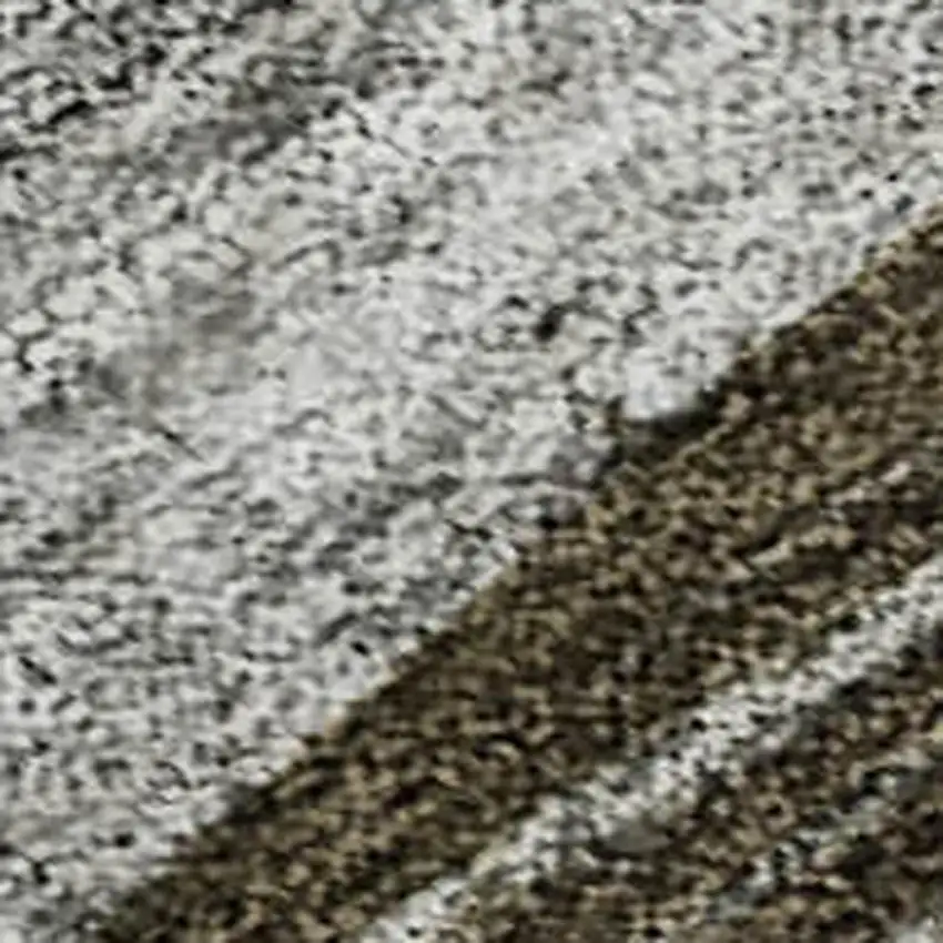 Brown Blue And Green Abstract Geometric Washable Area Rug With UV Protection Photo 2