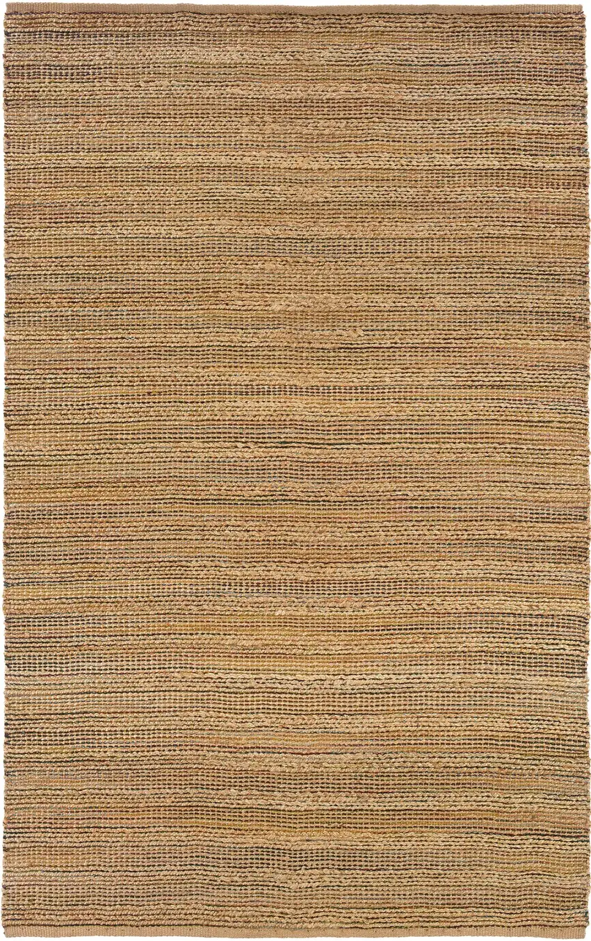 Brown Braided Jute Area Rug Photo 1