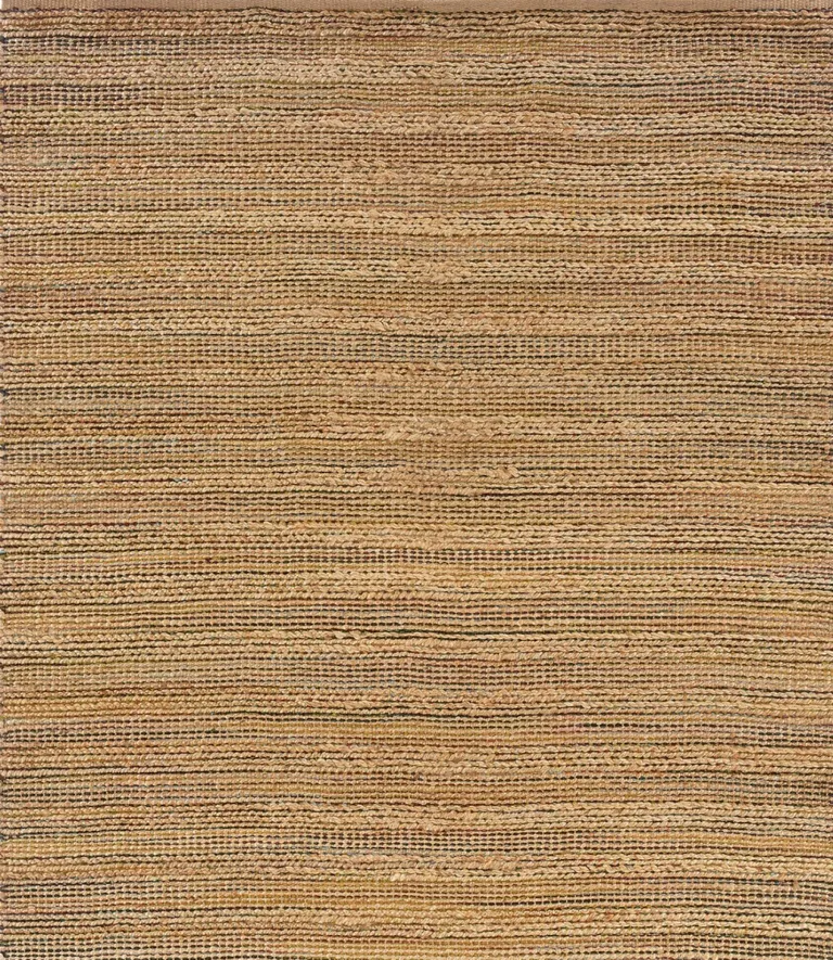 Brown Braided Jute Area Rug Photo 4