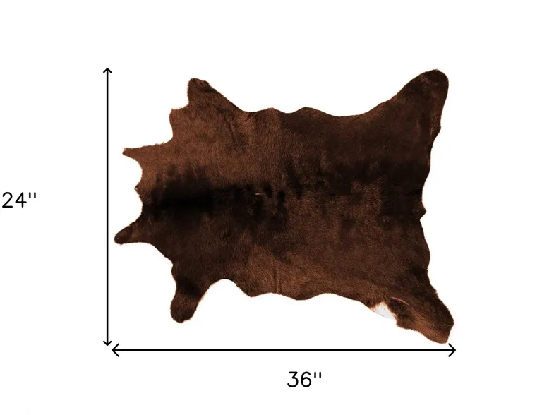 Brown Calfskin Area Rug Photo 5