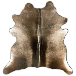 Photo of Brown Cowhide Hand Knotted Area Rug