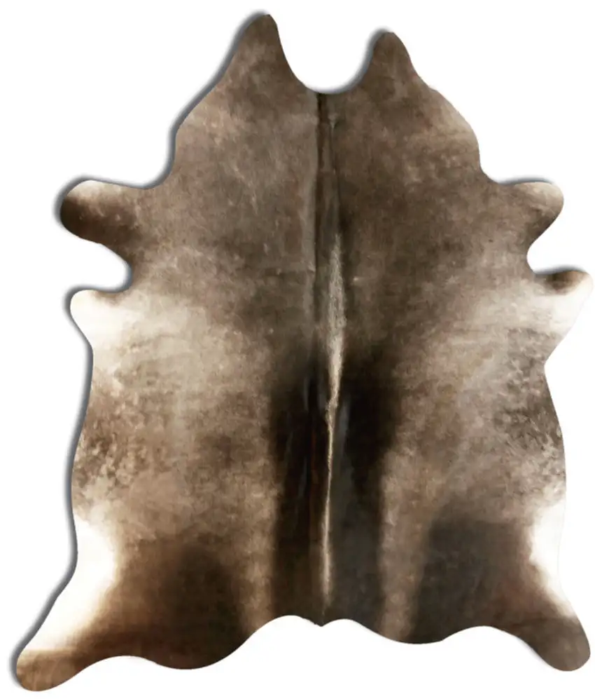 Brown Cowhide Hand Knotted Area Rug Photo 4