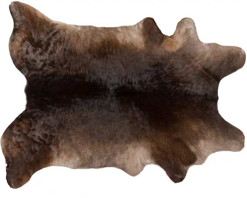 Brown Cowhide Hand Tufted Area Rug Photo 1