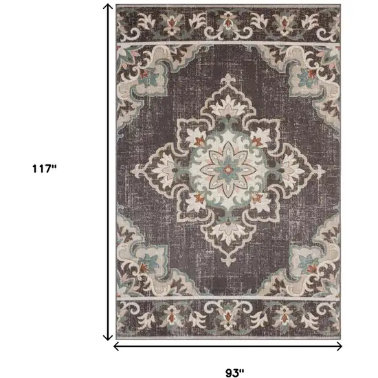 Brown Indoor Outdoor Area Rug Photo 3