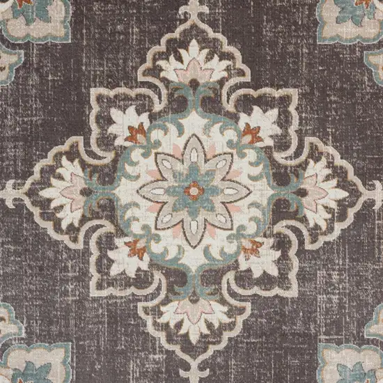 Brown Indoor Outdoor Area Rug Photo 8