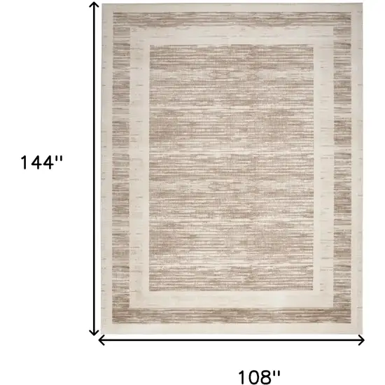 Brown Geometric Area Rug Photo 3