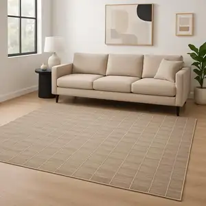 Photo of Brown Geometric Area Rug