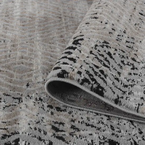 Brown Geometric Area Rug Photo 7