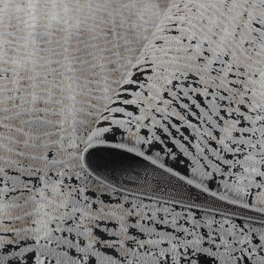 Brown Geometric Area Rug Photo 7