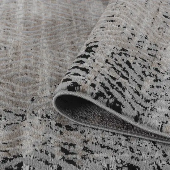 Brown Geometric Area Rug Photo 7