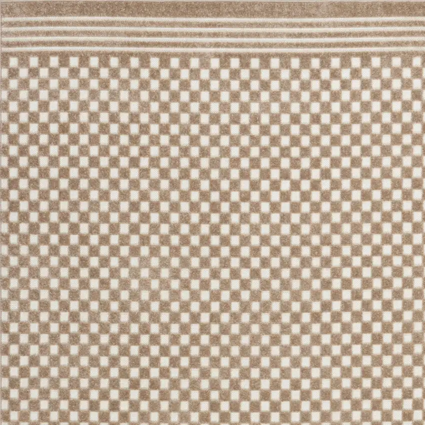 Brown Geometric Area Rug Photo 8