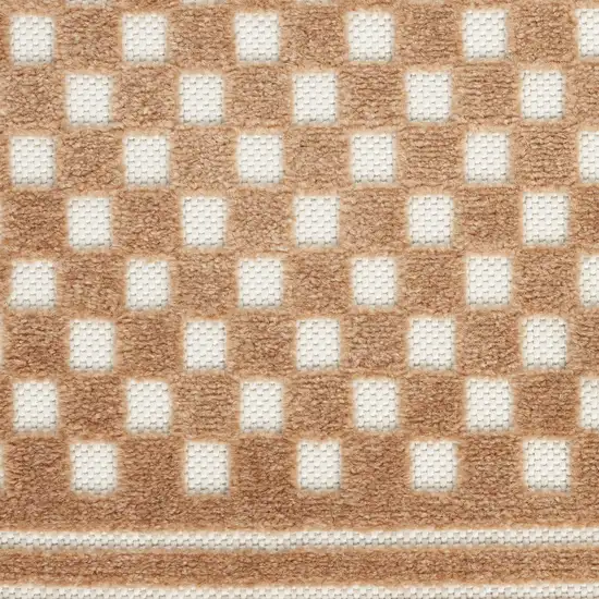 Brown Geometric Area Rug Photo 3