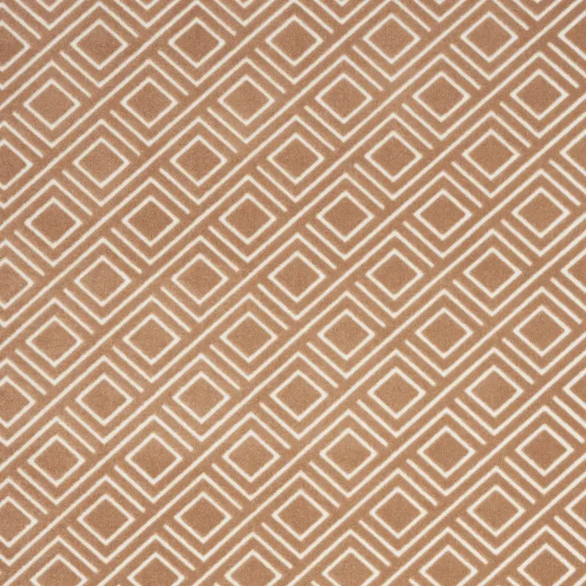 Brown Geometric Area Rug Photo 8