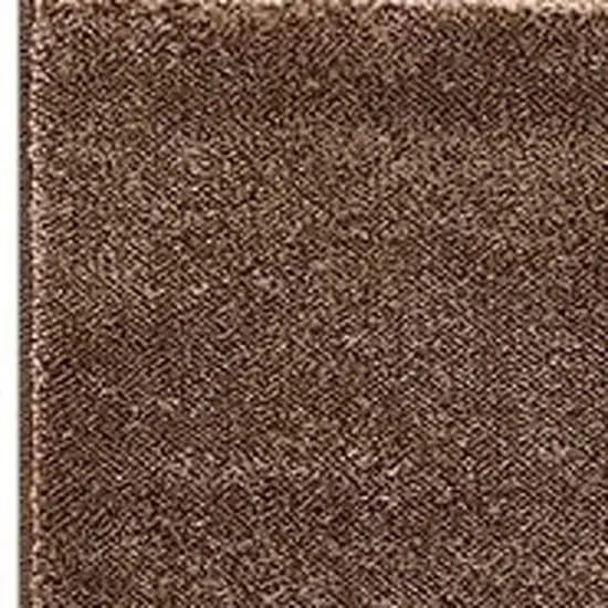 Black And Brown Geometric Distressed Area Rug Photo 5