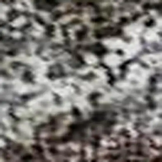 Brown Gray And Blue Striped Washable Area Rug With UV Protection Photo 2