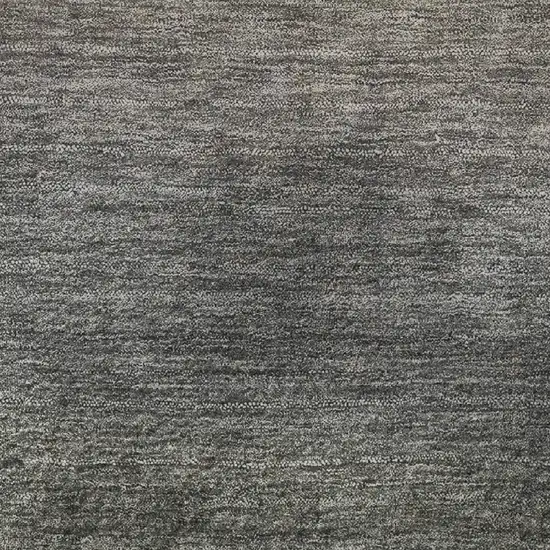 Brown Gray And Silver Ombre Washable Area Rug With UV Protection Photo 9