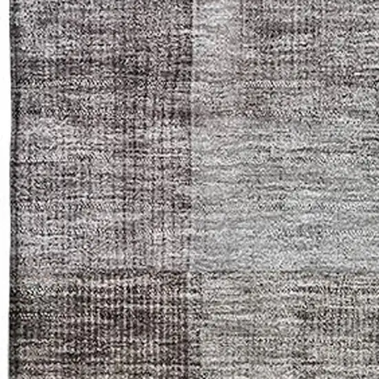 Brown Green And Blue Abstract Washable Area Rug With UV Protection Photo 2