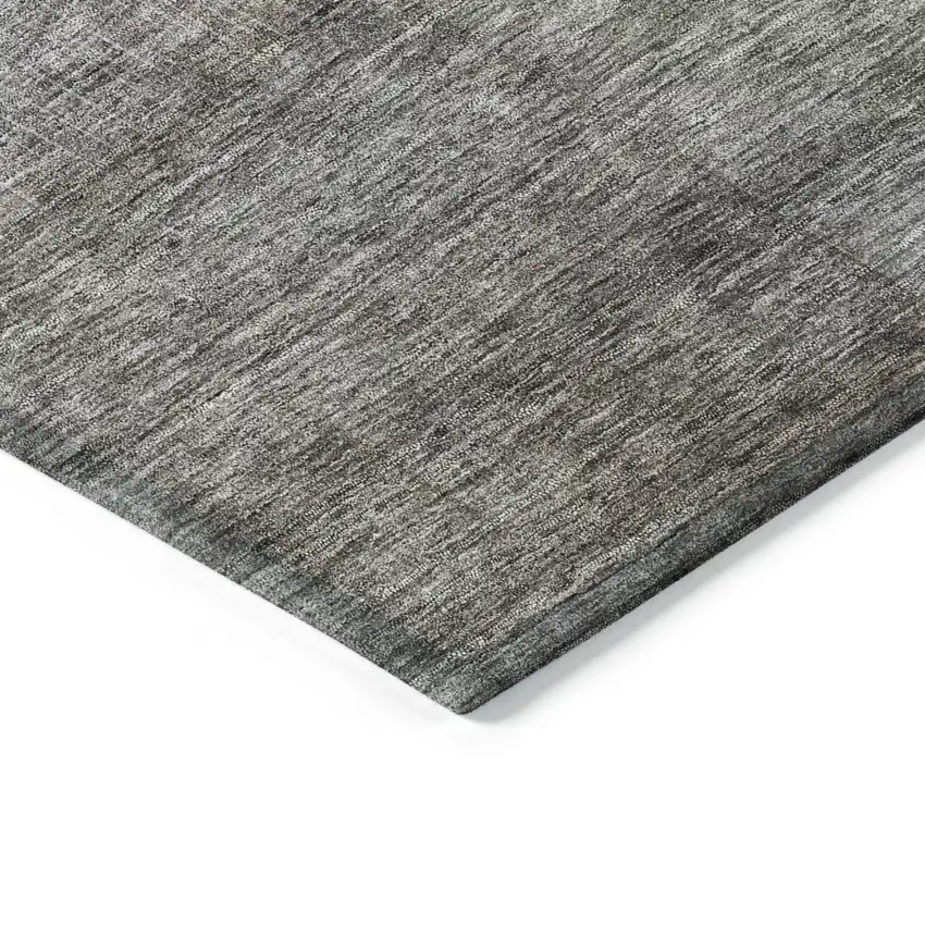 Brown Green And Blue Abstract Washable Indoor Outdoor Area Rug Photo 4