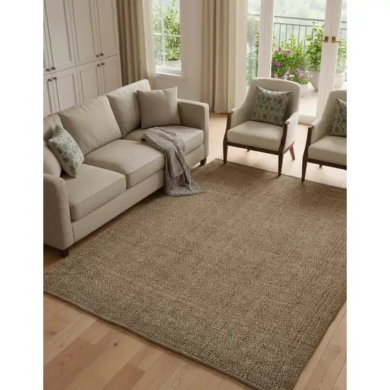 Brown Hand Woven Area Rug Photo 1