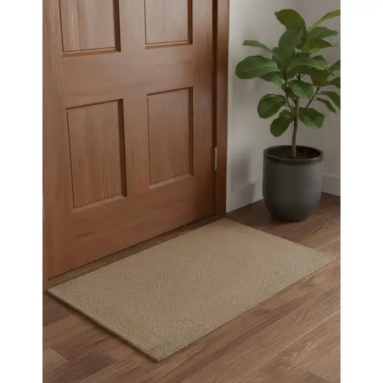 Brown Hand Woven Area Rug Photo 1