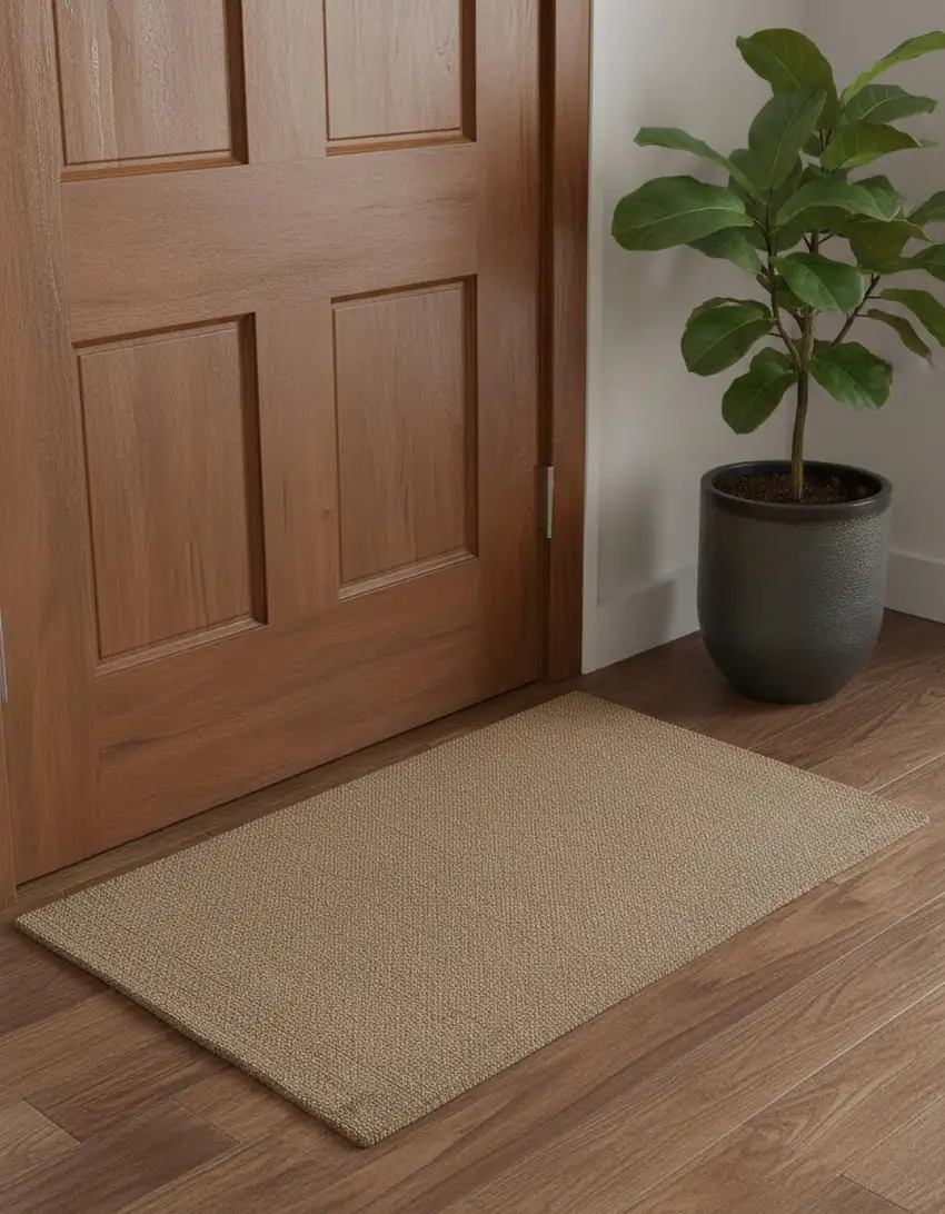 Brown Hand Woven Area Rug Photo 1