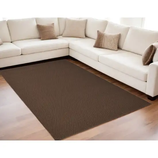 Brown Hand Woven Area Rug Photo 1