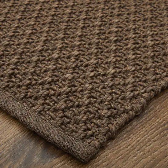 Brown Hand Woven Area Rug Photo 5