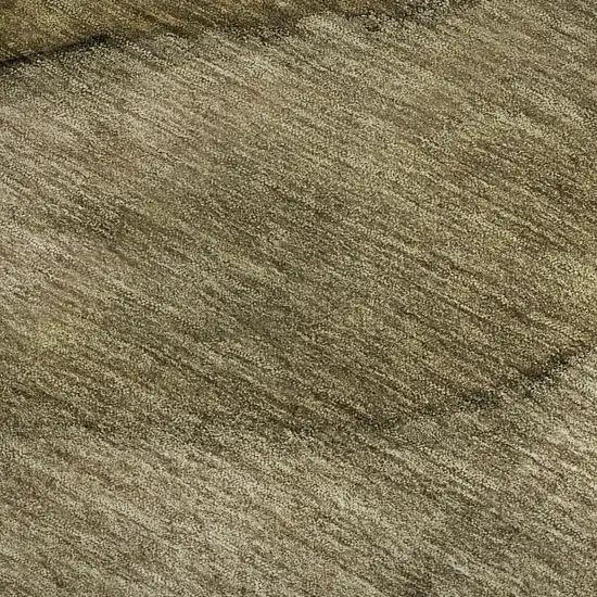 Brown Ivory And Beige Abstract Washable Area Rug With UV Protection Photo 8