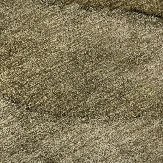 Brown Ivory And Beige Abstract Washable Area Rug With UV Protection Photo 3