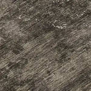 Photo of Brown Ivory And Taupe Abstract Washable Area Rug With UV Protection