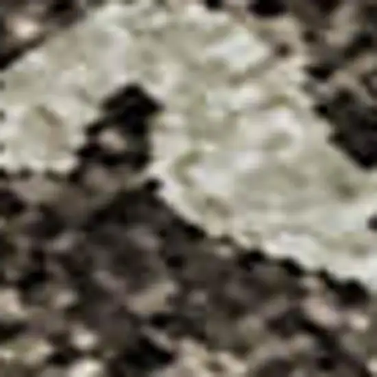 Brown Ivory And Taupe Abstract Washable Area Rug With UV Protection Photo 3