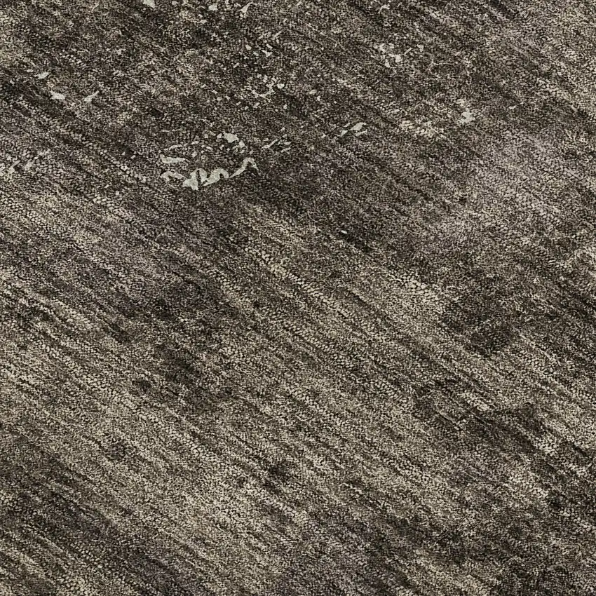 Brown Ivory And Taupe Abstract Washable Area Rug With UV Protection Photo 4