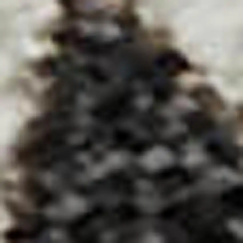 Brown Ivory And Taupe Plaid Washable Area Rug With UV Protection Photo 2