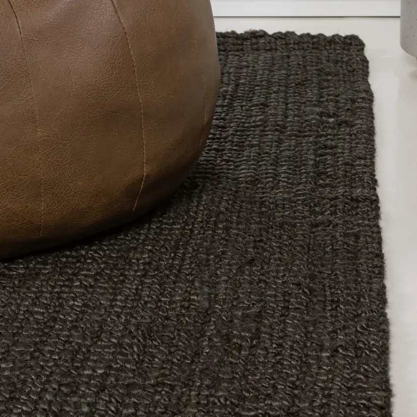Brown Jute Handmade Area Rug Photo 6