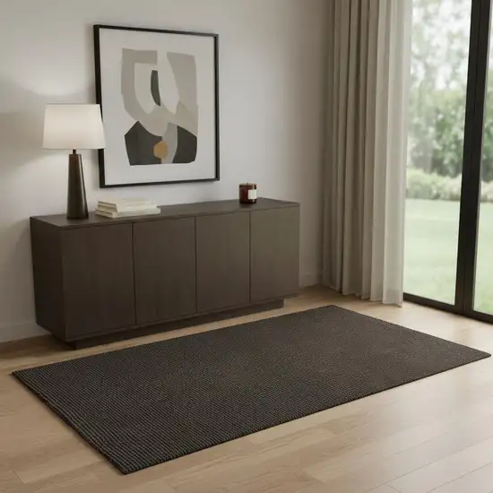 Brown Jute Handmade Area Rug Photo 2